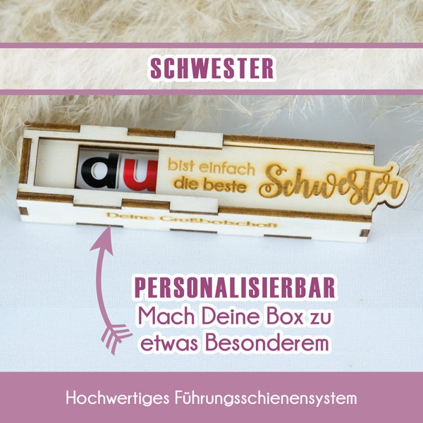 Geschenk für Schwester