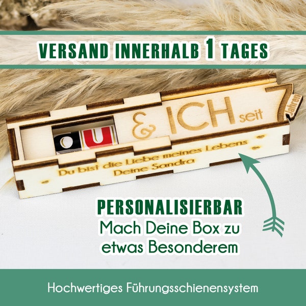 Personalisiertes Geschenk zum Jahrestag