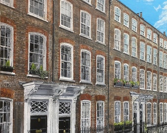 Great James Street, London - Watercolour Painting by Nigel Wade