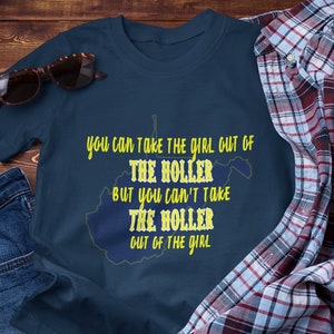 West Virginia Country Girl T-Shirt Holler Graphic Tee