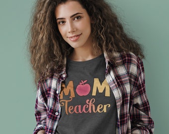 Camiseta para mamá maestra, camiseta para mamá maestra que educa en casa, camiseta para maestros, regalo de vida para maestros, maestro de escuela primaria, regalo para maestro