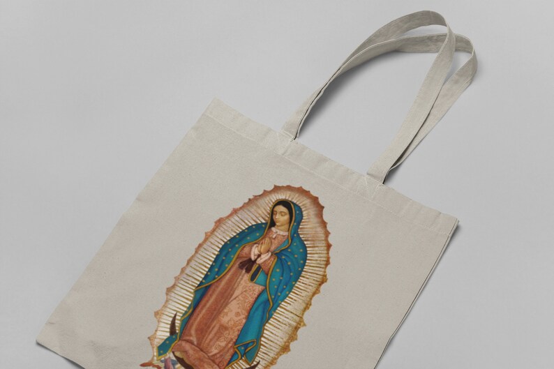 Our Lady of Guadalupe Cotton Tote Bag - Virgin Mary Religious Gift - Etsy