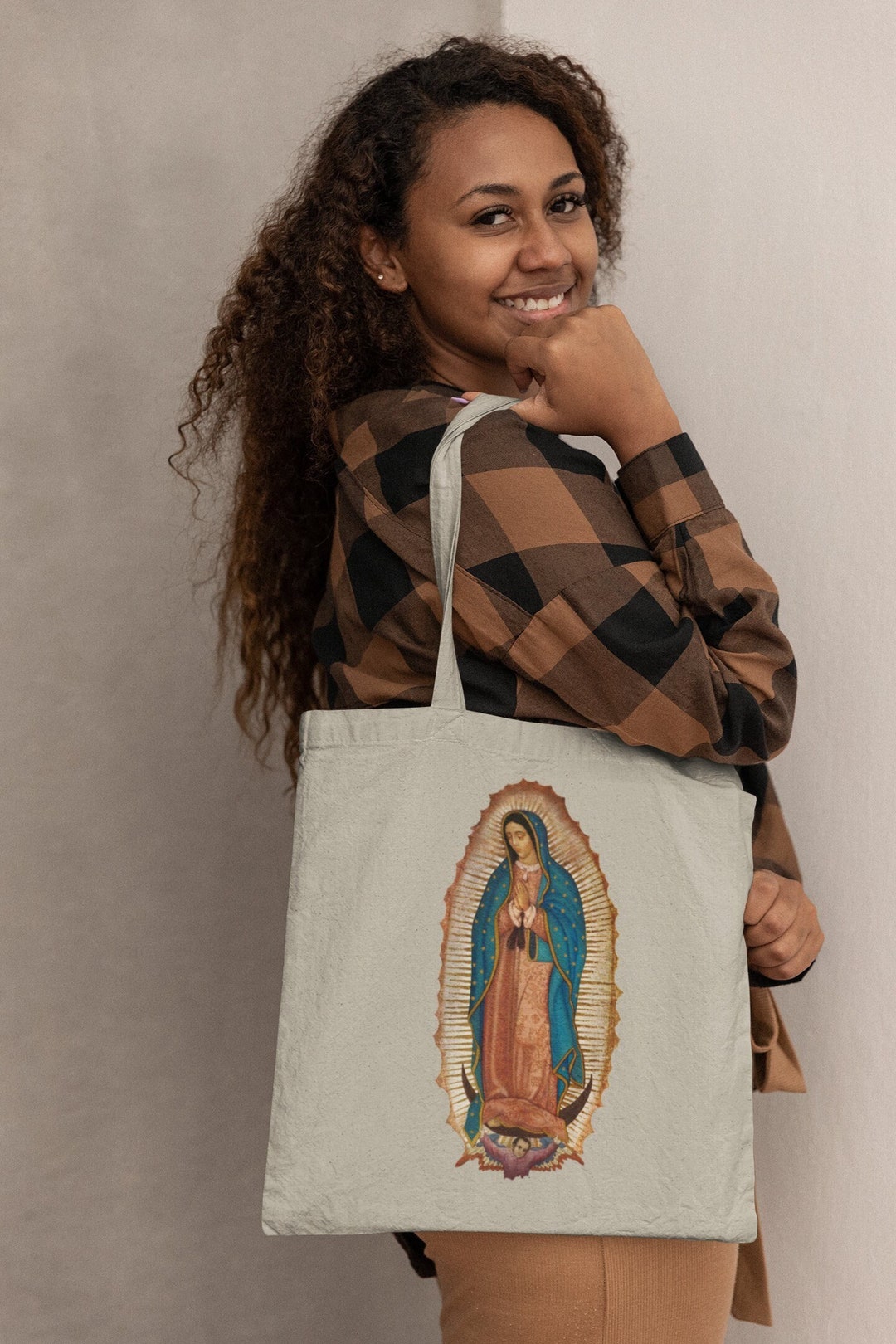 Our Lady of Guadalupe Cotton Tote Bag - Virgin Mary Religious Gift - Etsy