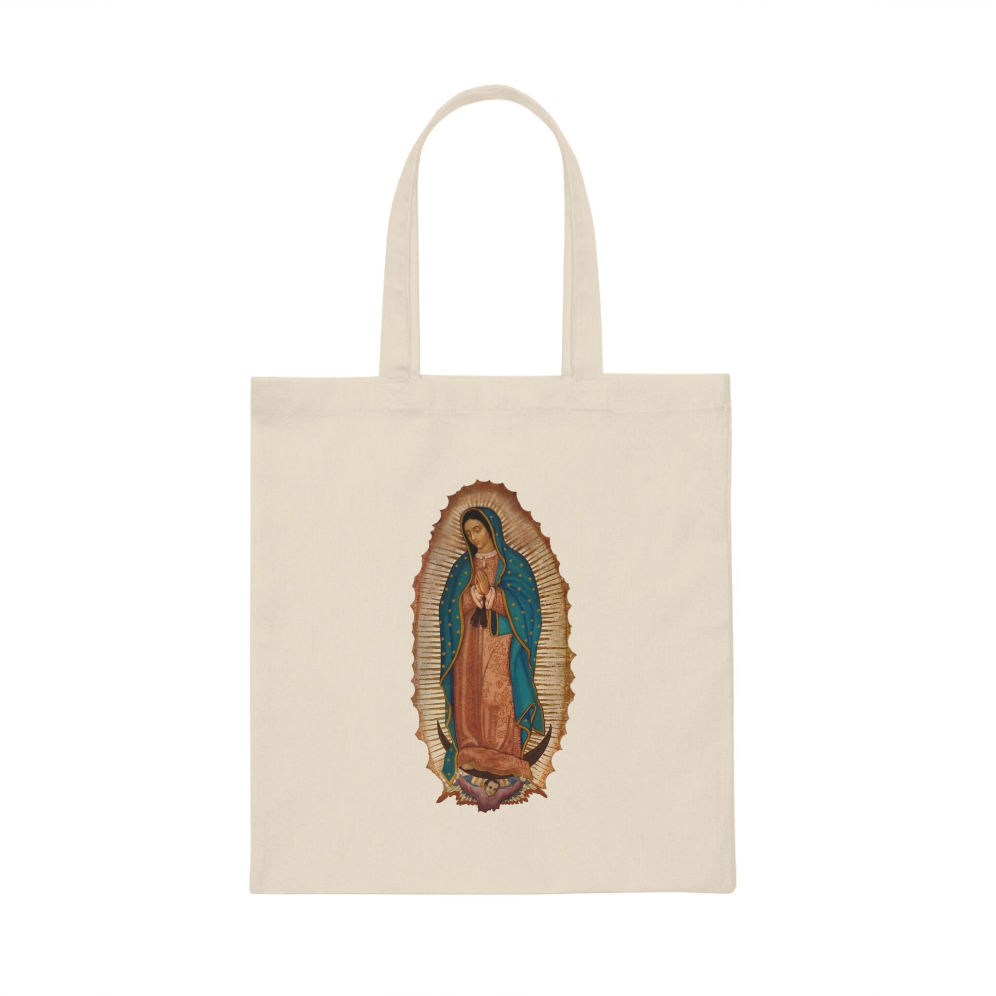 Our Lady of Guadalupe Cotton Tote Bag - Virgin Mary Religious Gift - Etsy