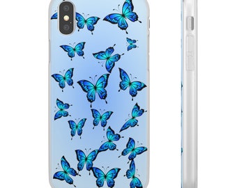 iPhone tpu  phone case, Samsung phone case, Cute Phone Case for Samsung and Iphones, Butterfly Pattern
