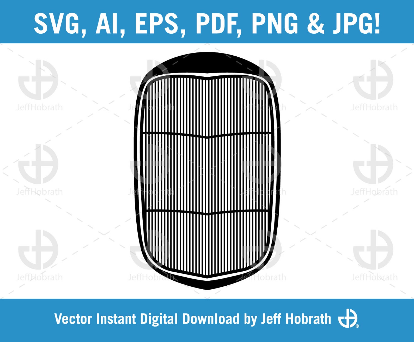 32 Style Car Grill Black Line Art Vector Illustration Digital Etsy