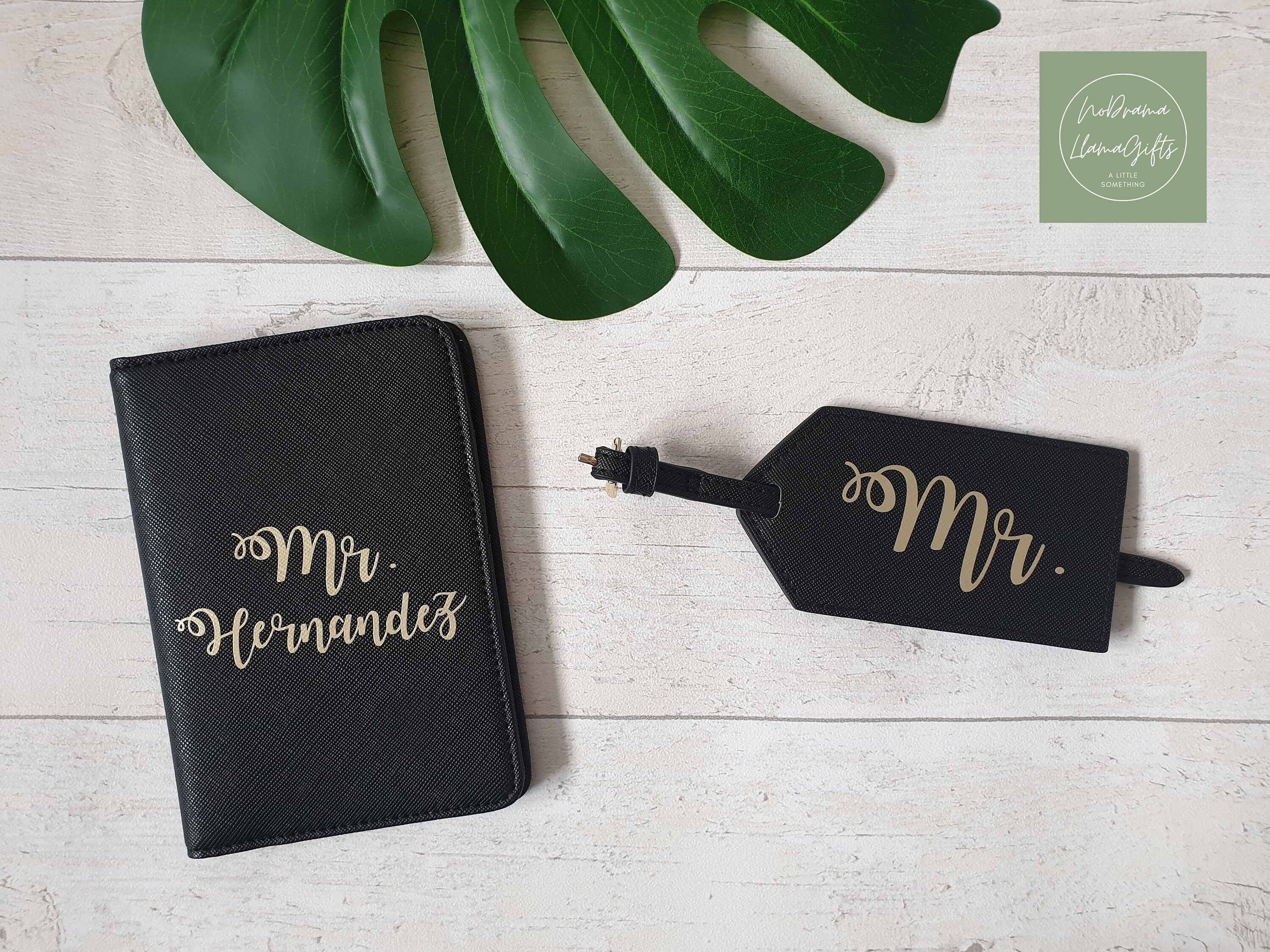 Mr & Mrs Personalised Passport Cover and Luggage Tag Mr and Etsy