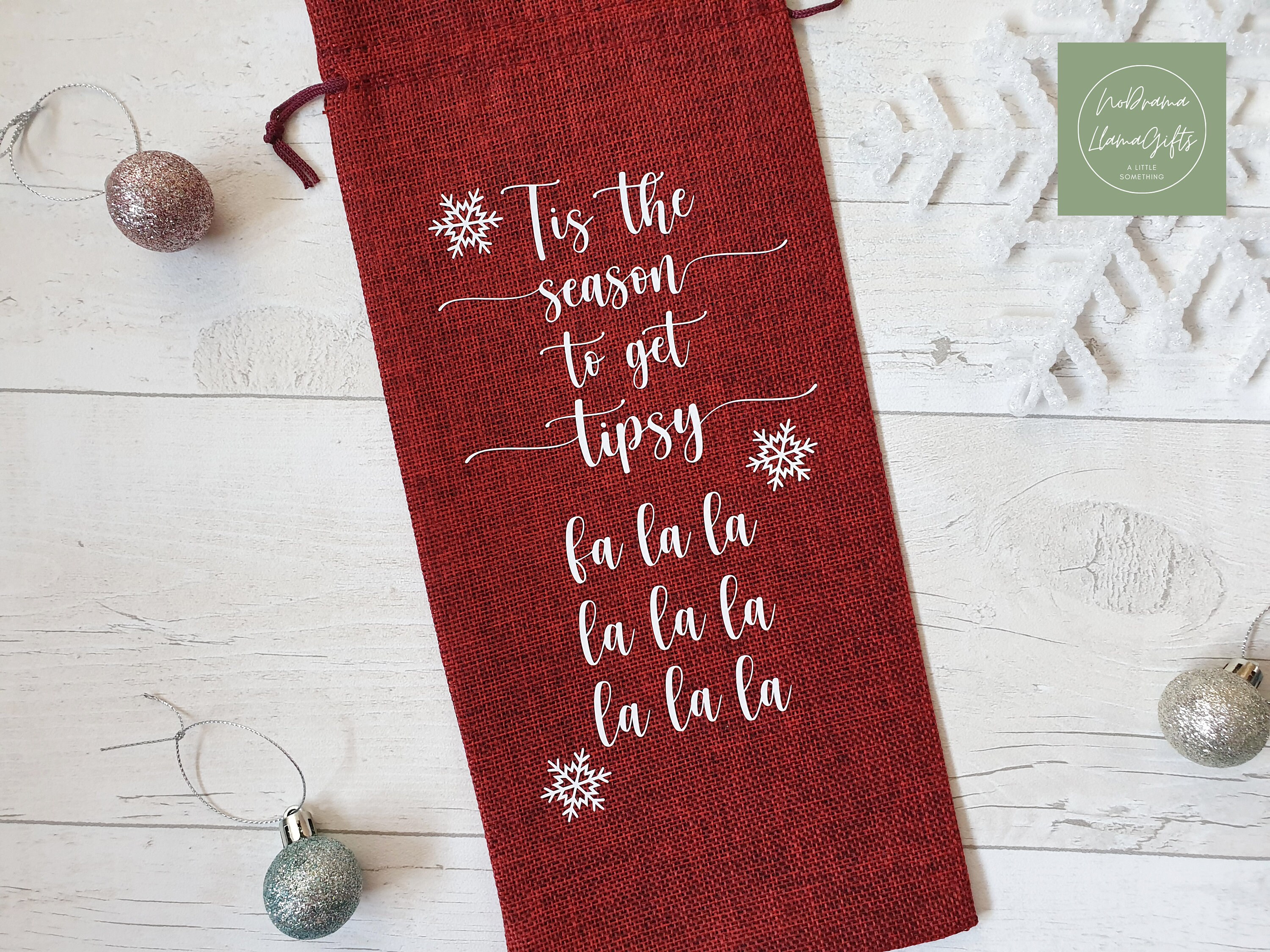 Christmas Bottle Gift Bag Wine Gift Bag Wine Bottle Bags Etsy