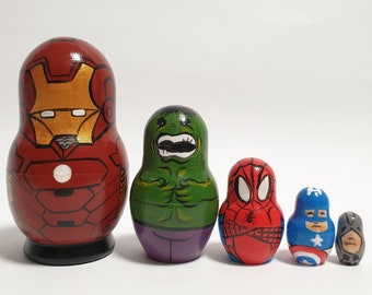 marvel babushka dolls