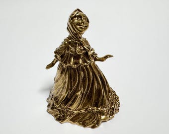 Decorative Guardian Bell, Bronze Meditation Bell, Christmas Bell, Home Decor 2.6 inch (6.5 cm)