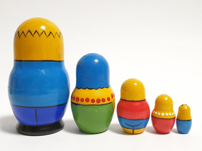 Custom Wooden Nesting Dolls for Kids Russian Matryoshka Etsy