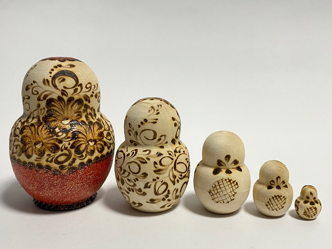 Ukrainian Nesting Dolls for Kids Matryoshka Babushka Doll Etsy