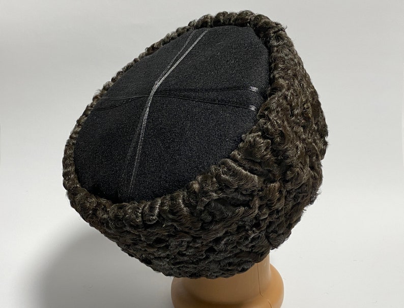 Kosakenmütze Papakha Kubanka, Uniform der Sowjetunion, Astrachan Karakul Pelz, Wintermütze Bild 4