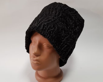 Original Cossack Papakha Natural Astrakhan Fur Karakul Hat Winter Cap