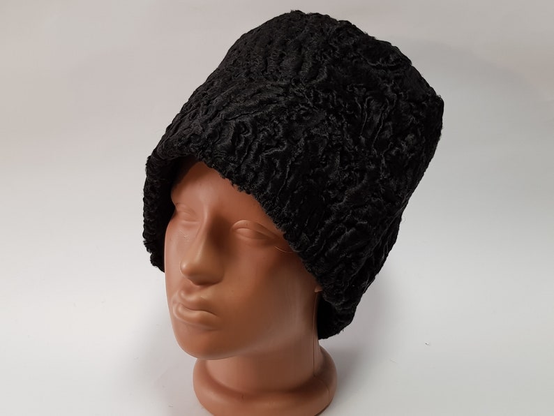 Original Cossack Papakha Natural Astrakhan Fur Karakul Hat Winter Cap image 1