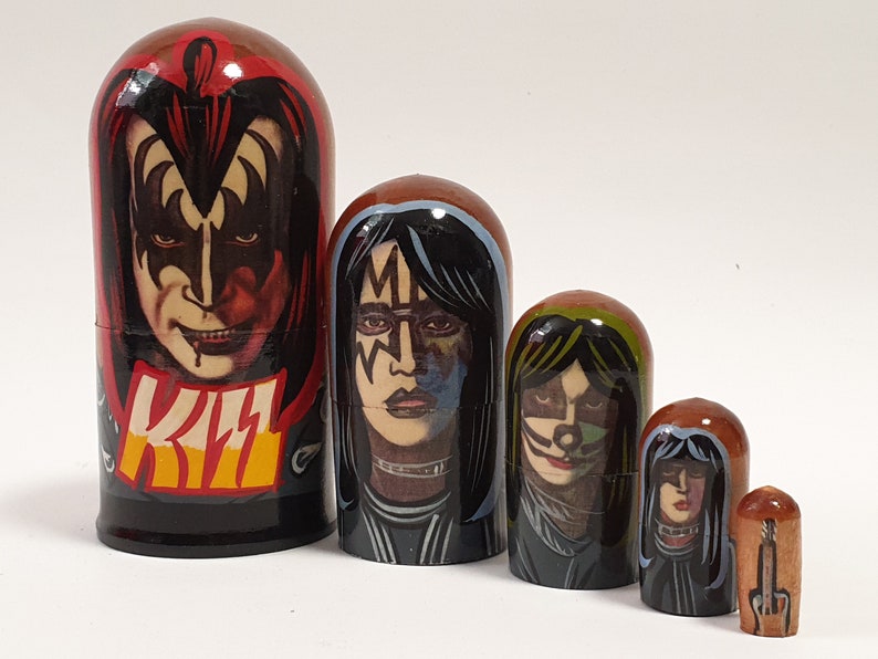 Singers Nesting Dolls Russian Matrioshka Babushka Doll Rock Etsy
