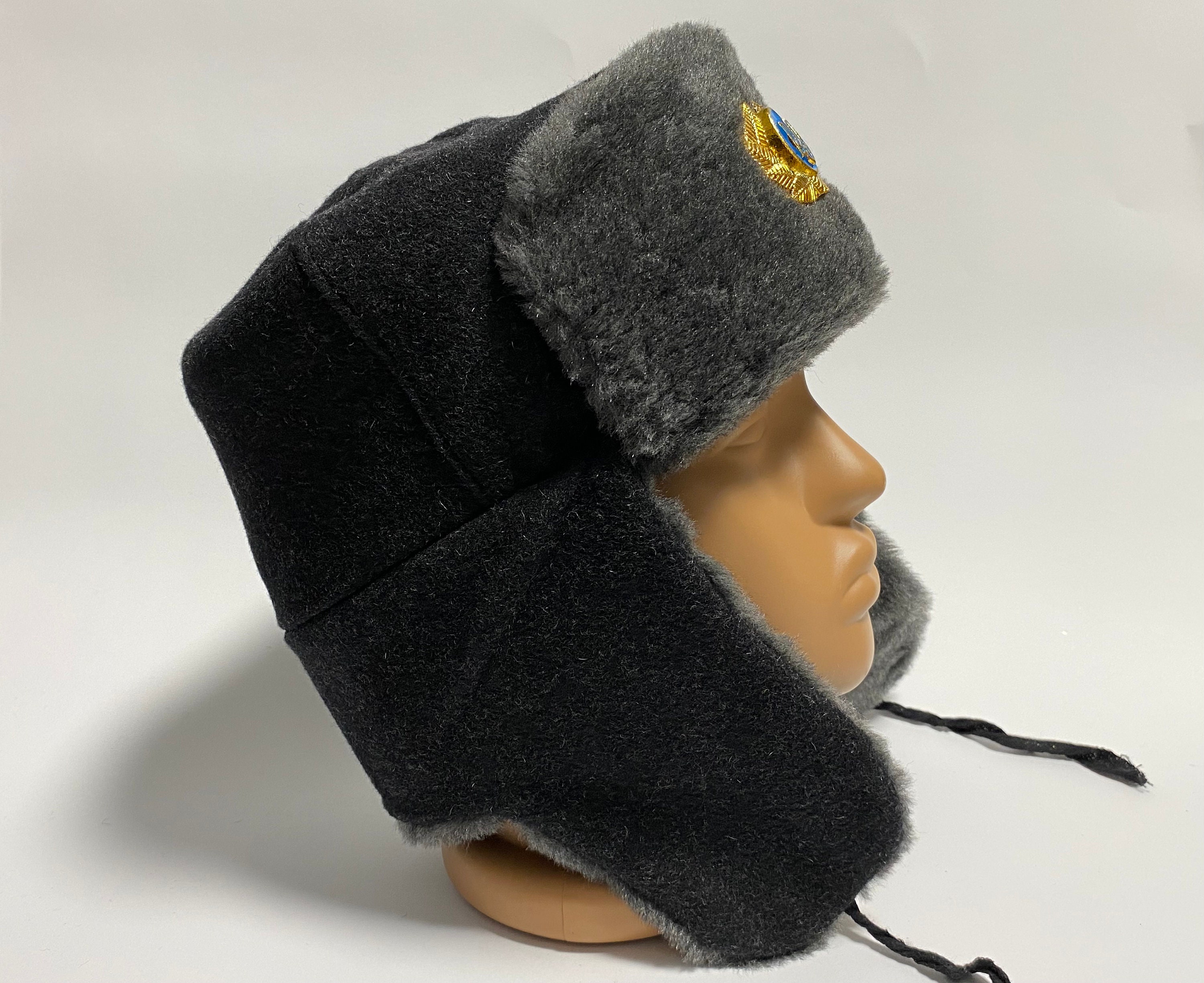 ウクライナロシア帽トラッパーハット、ウィンターイヤーフラップハット