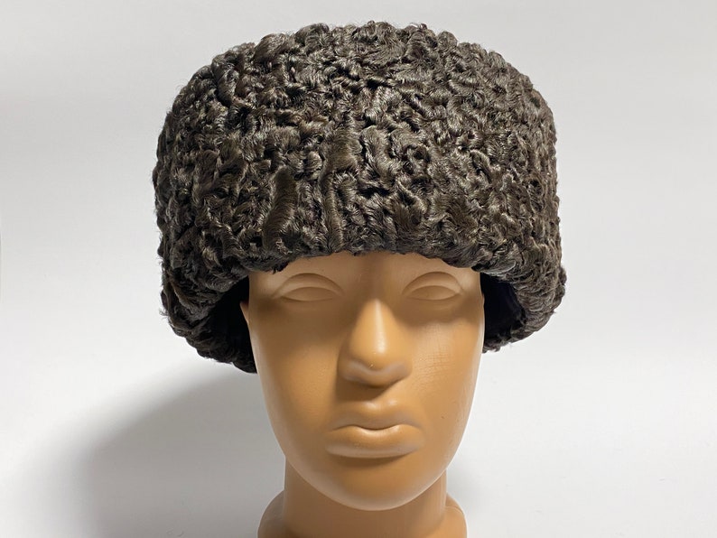 Kosakenmütze Papakha Kubanka, Uniform der Sowjetunion, Astrachan Karakul Pelz, Wintermütze Bild 2