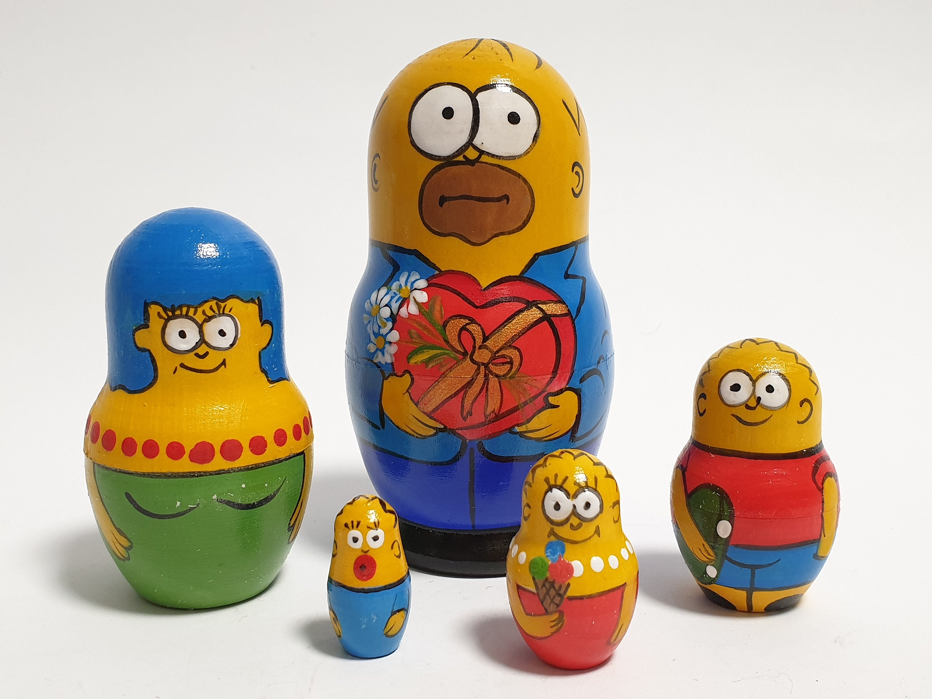 Custom Wooden Nesting Dolls for Kids Russian Matryoshka Etsy