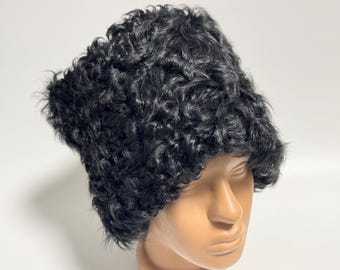 Cossack Hat Papakha Kubanka, Soviet Army Uniform, Sheepskin Fur, Winter Hat