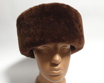 Cossack Hat Kubanka Papaha Military Hat Soviet Uniform Sheepskin Fur Winter Hat