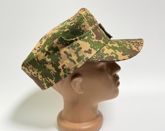 German Military Cap, Army Visor Cap, Austrian Uniform Hat with Ear Flaps