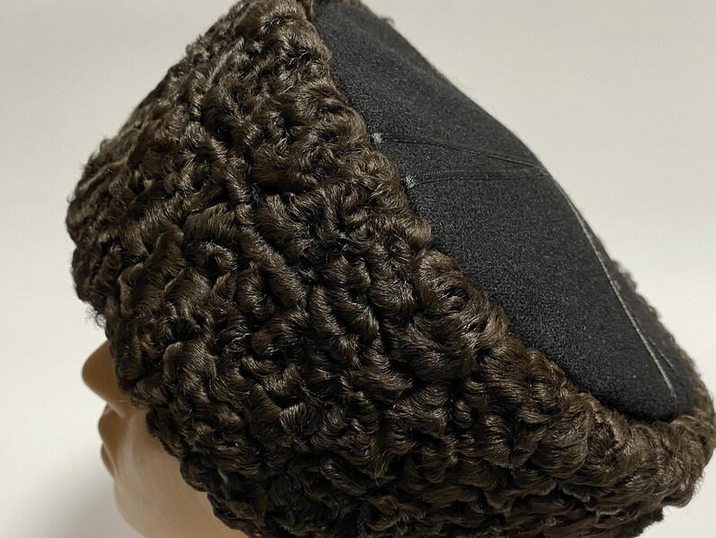 Kosakenmütze Papakha Kubanka, Uniform der Sowjetunion, Astrachan Karakul Pelz, Wintermütze Bild 5