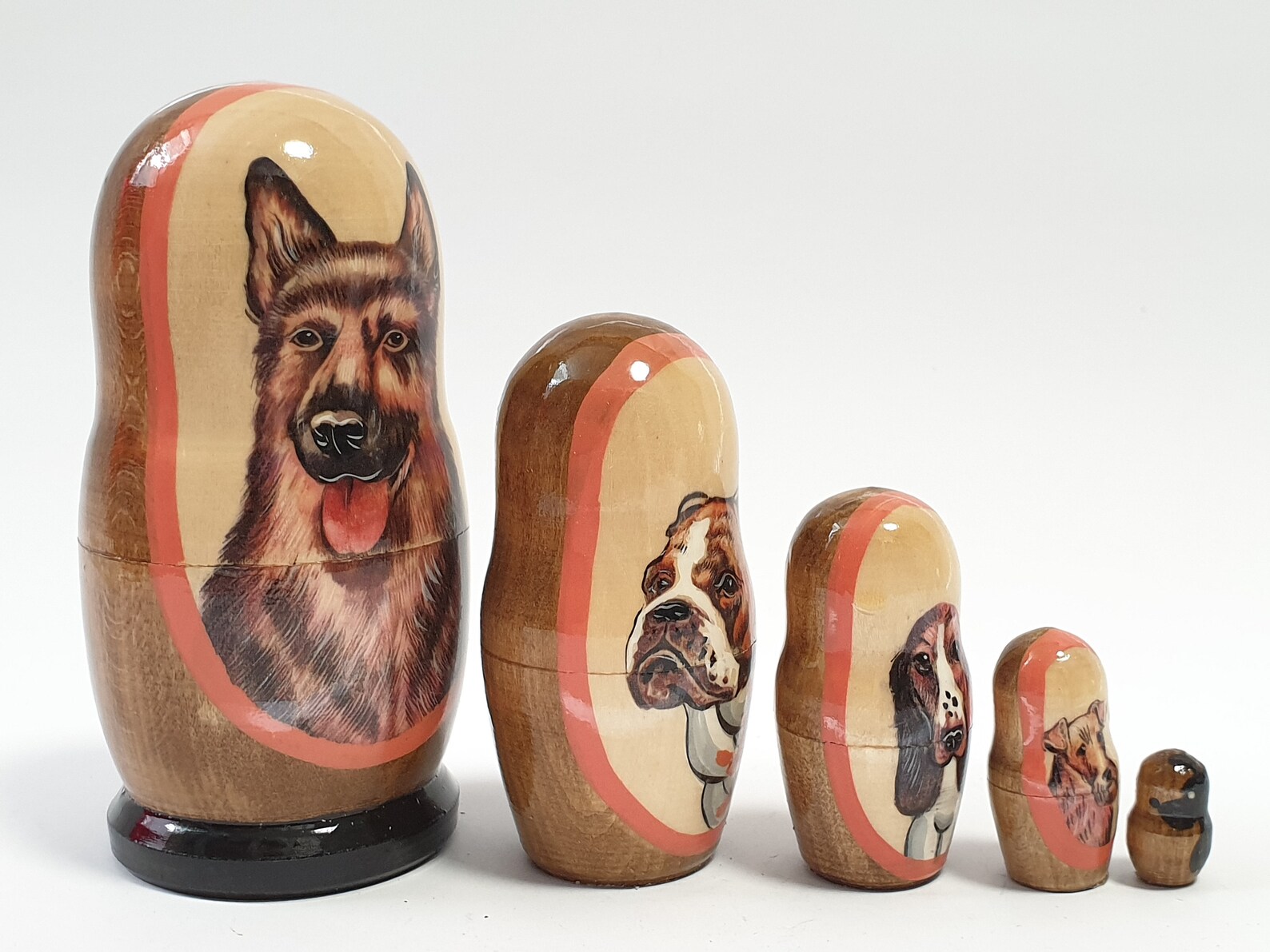 Dogs Custom Nesting Dolls Matryoshka Animals Babushka Doll Etsy