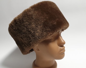 Cossack Hat Kubanka Papaha Military Hat Soviet Uniform Sheepskin Fur Winter Hat