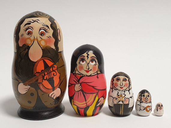 Buy Nesting Dolls Wooden Matryoshka Babushka Doll Stacking Dolls