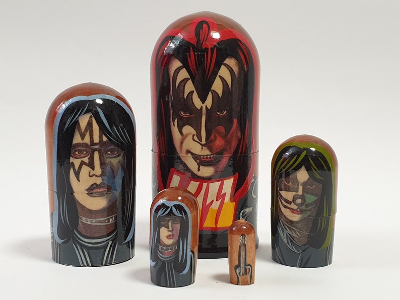 Singers Nesting Dolls Russian Matrioshka Babushka Doll Rock Etsy