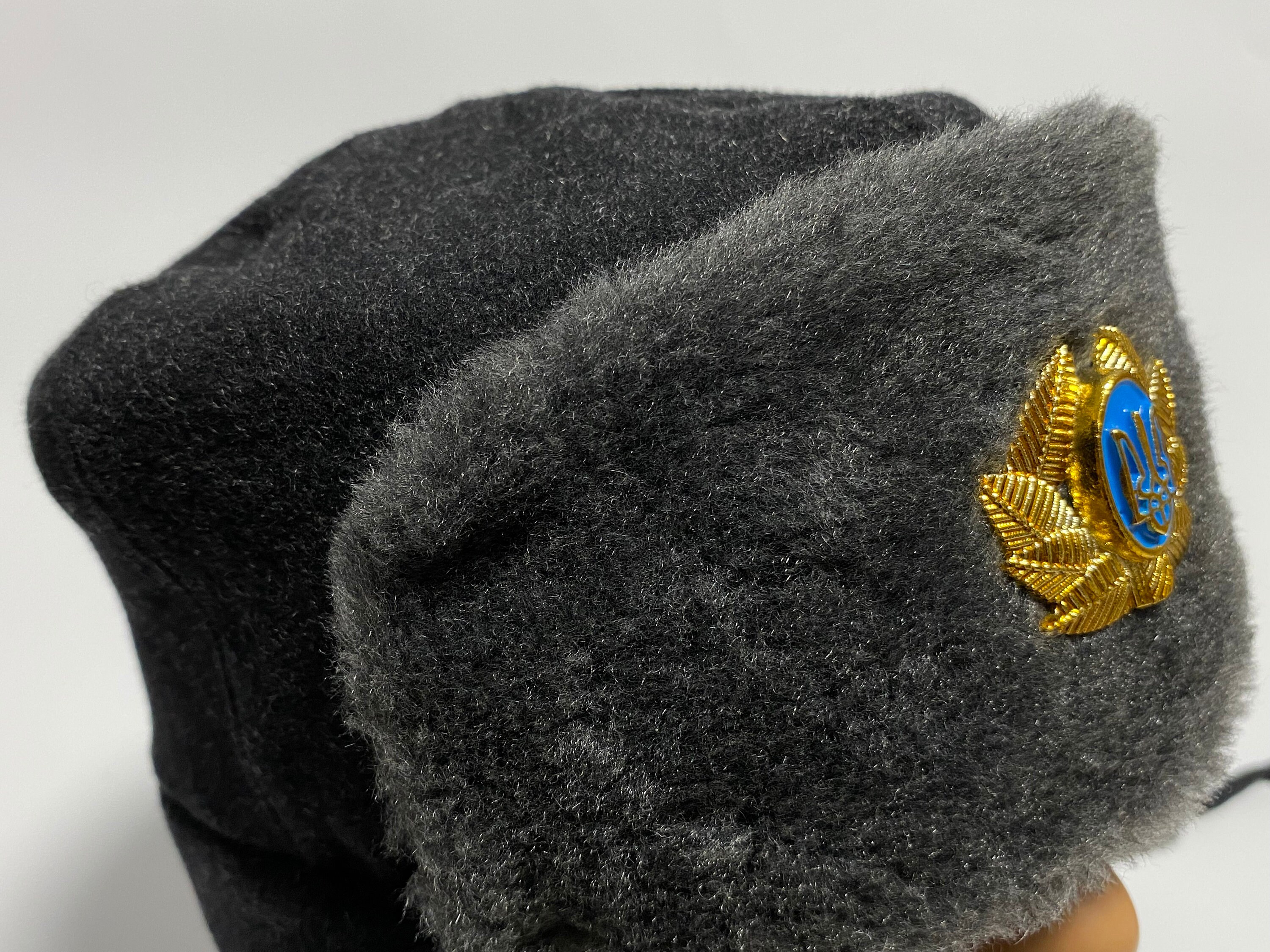 Ukrainian Ushanka Trapper Hat, Winter Ear Flap Hat, Faux Fur Hat