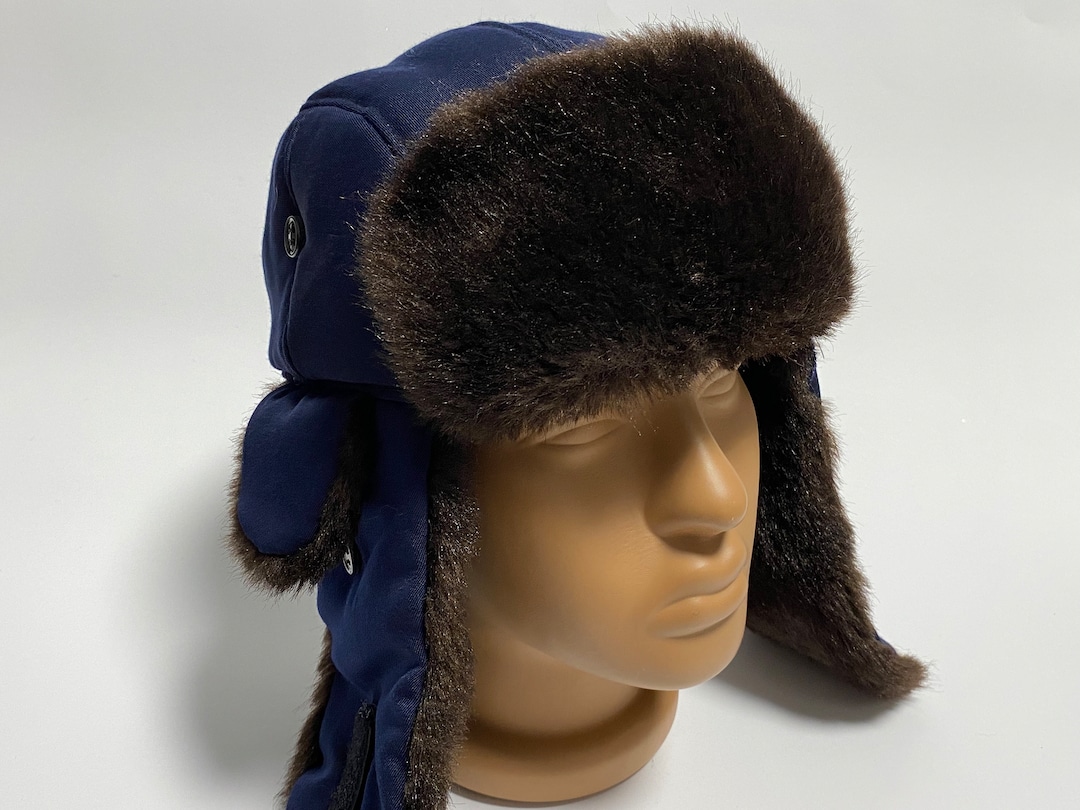 Ushanka Aviator Bomber Trapper Hat, Winter Ear Flap Hat, Faux Fur Hat - Etsy, image size:1080x810