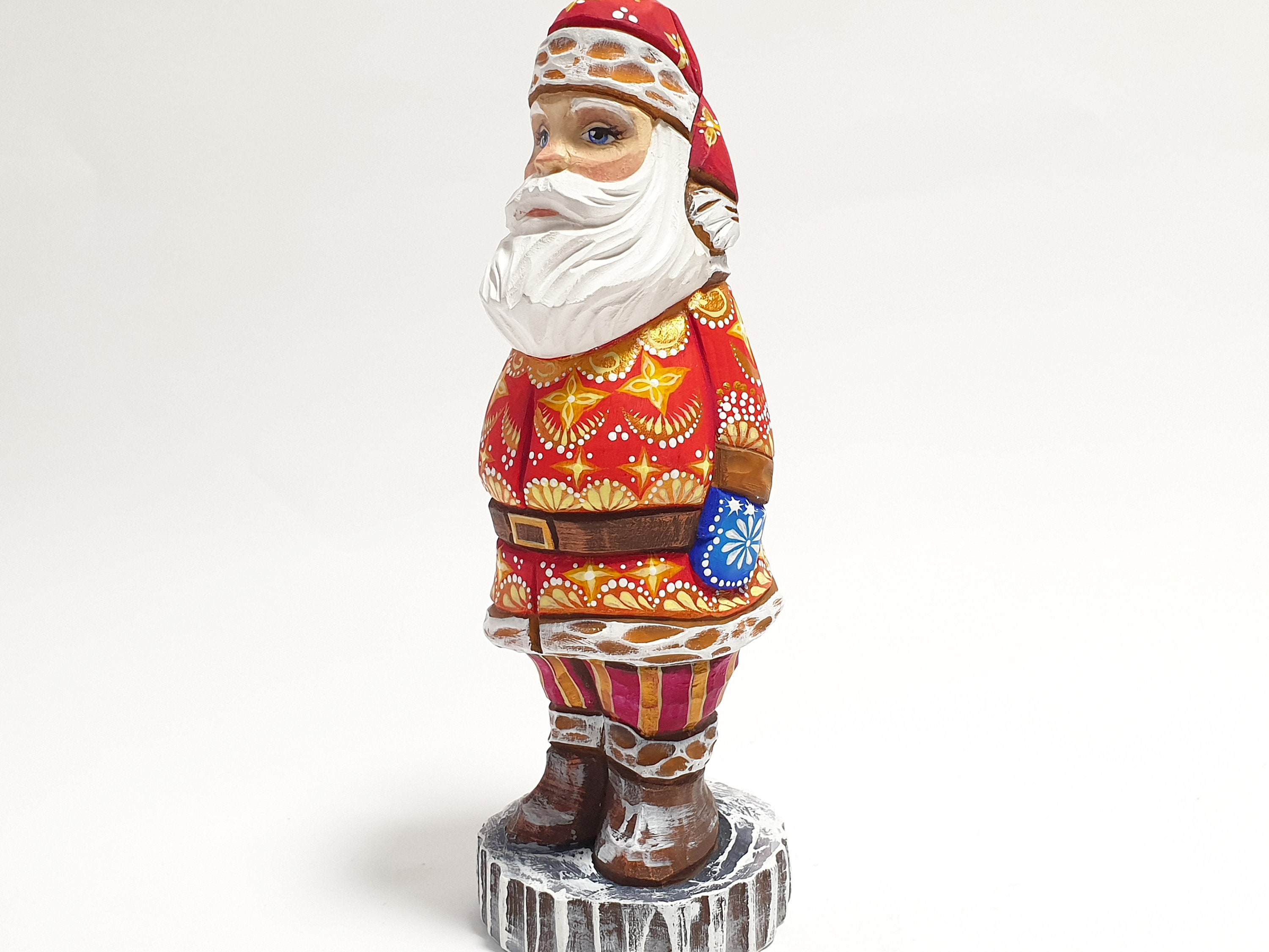 ファーザー・クリスマス ヴィンテージ ステンドグラス サンタクロース おもちゃ ファーザー・クリスマス ヴィンテージ ステンドグラス