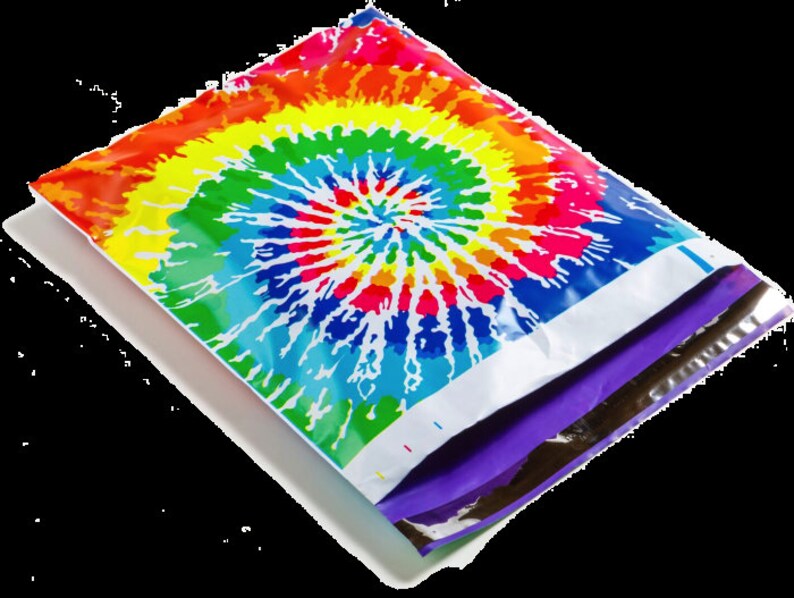 Pack of 10 10 x 13 Tye Dye Poly Mailer