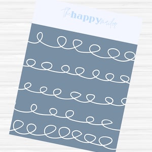 12x15.5 Azul Remolino Poly Mailer (Paquete de 10)