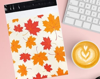 10 x 13  Fall Leaves Poly Mailer (Pack of 10)