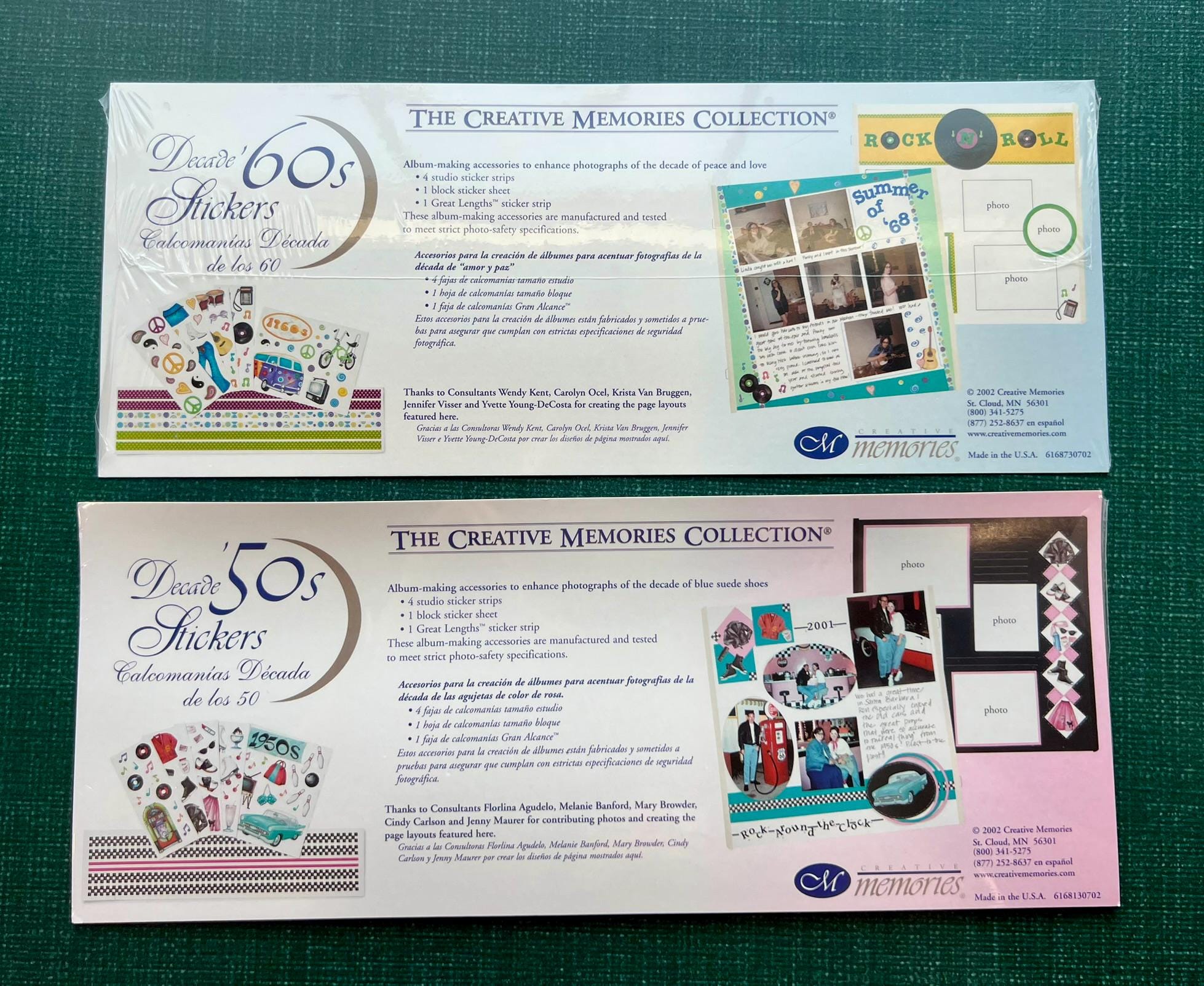 Vintage Creative Memories Stickers - Etsy