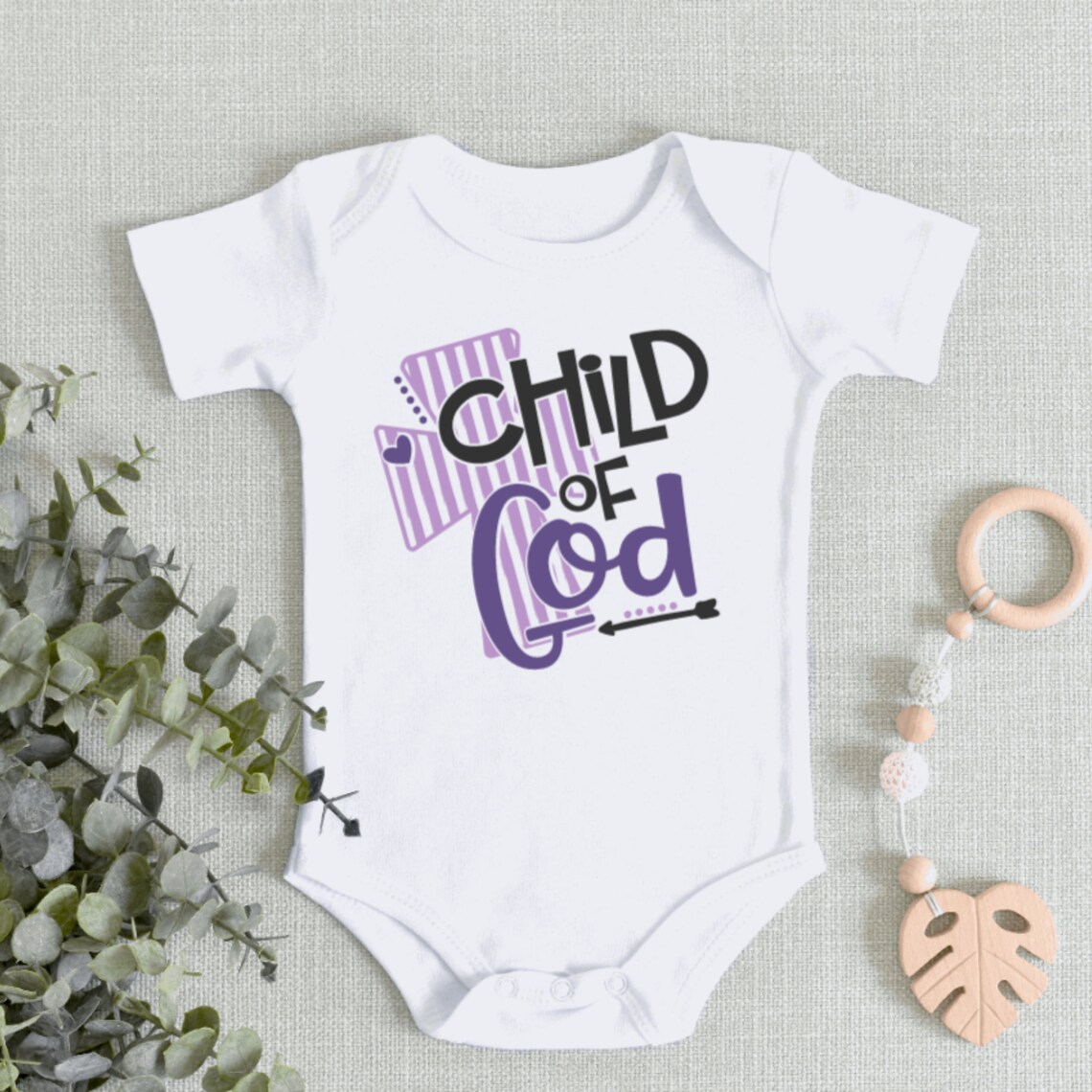 Child of God Onesies® Brand Bodysuit Christian Baby Gift | Etsy