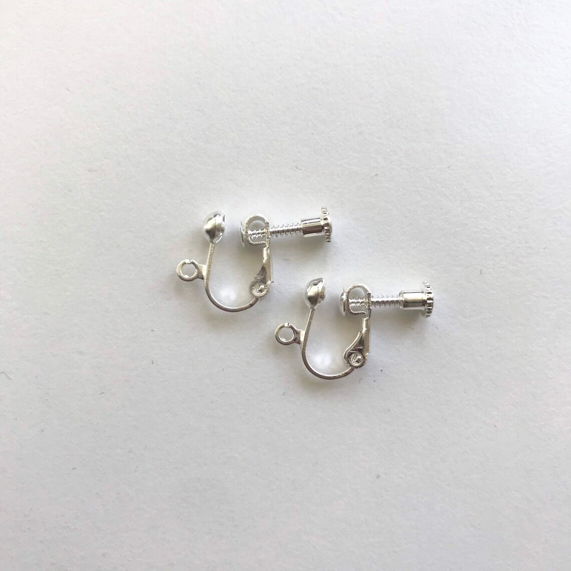 Clip on Earring Converter Silver Screw Backs Clip on Earring Etsy UK