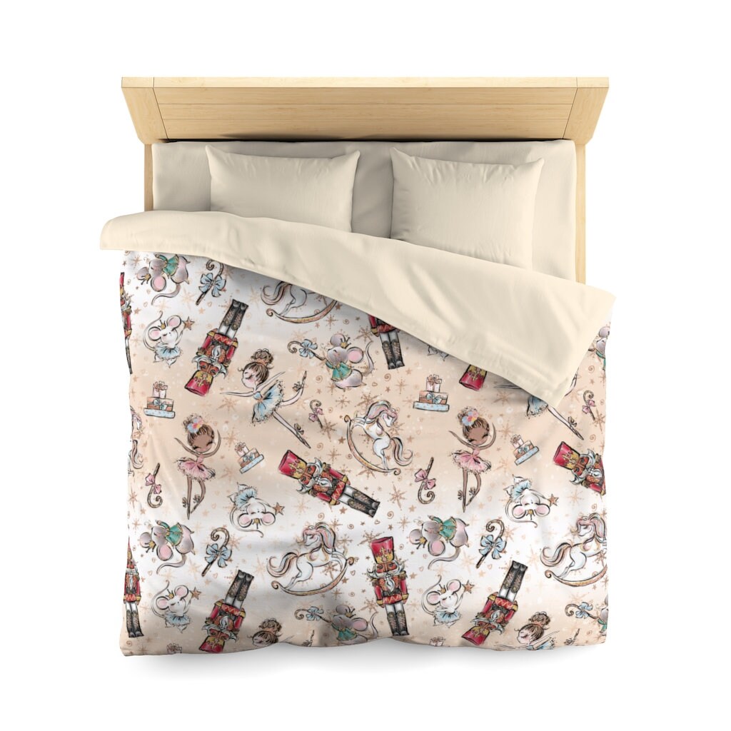 26 Festive Christmas Bedding Sets for a Merry Bedroom Makeover: Cozy Up Your Space with Holiday Cheer! 22 Christmas Duvet Nutcracker Ballerina, Duvet Cover Xmas Ballerina,…