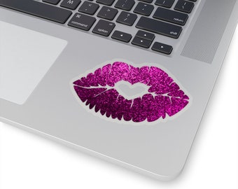 Lips Sticker | Pink Lips Sticker | Lips | Laptop stickers | Stickers | Waterproof stickers