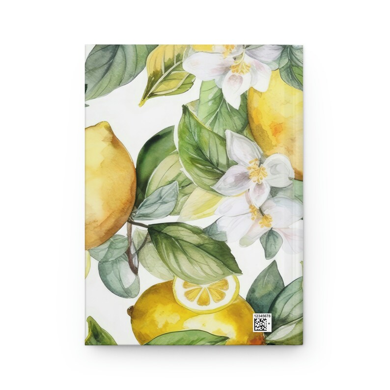 Lemon Gift Fruits Botanical Hardcover Journal Matte bild 3