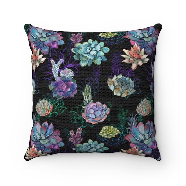 Succulent Pillow Etsy