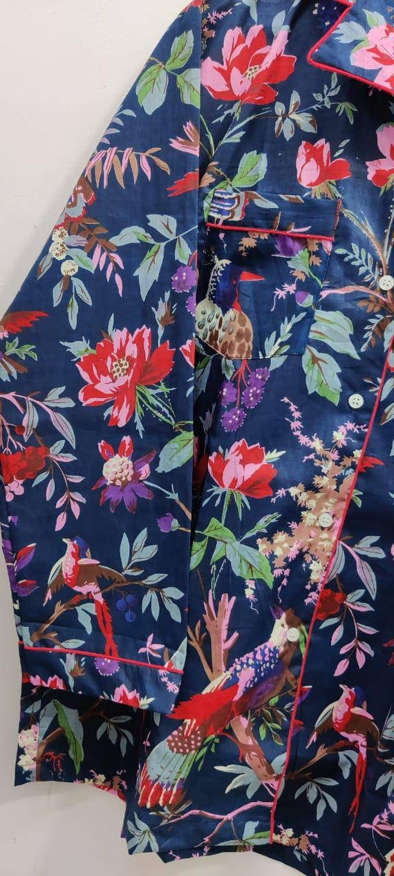 NewPyjamas Set For Women Nightwear, Block Printed… - image 4