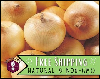 4,300 Onion Seeds (Yellow Sweet Spanish) | Heirloom, Non-GMO, Vegetable Garden Seed Packet, Homesteading & Survival Garden, Allium cepa
