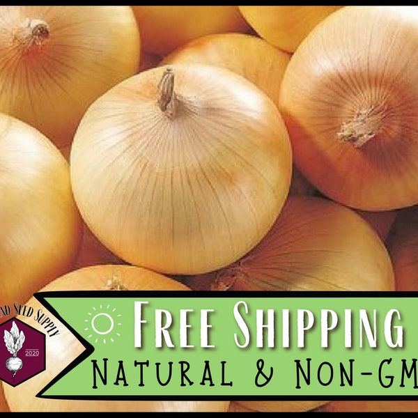 4,300 Onion Seeds (Yellow Sweet Spanish) | Heirloom, Non-GMO, Vegetable Garden Seed Packet, Homesteading & Survival Garden, Allium cepa