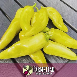 1,600 Sweet Banana Pepper Seeds | Heirloom, Non-GMO, Vegetable Gardening Seed Packet, Peppers for Canning & Pickling, Capsicum annuum image 4