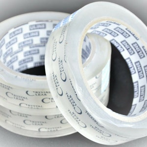 Acrylic Crystal Clear Tape 3/4 Inches Wide and 3 Inch Core Transparent Tape
