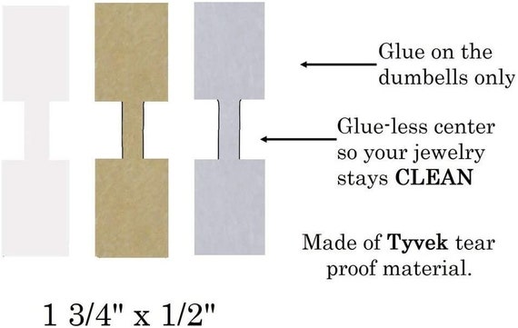 Jewelry Price Tags - Rectangle White (1000-Pcs)